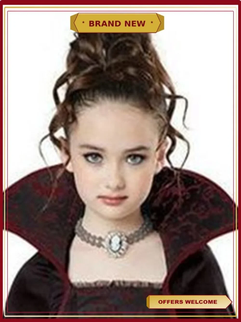 Royal Vampire Costume for Girls Halloween Dress Up Party